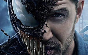 Tom Hardy as the lethal protector Venom in Marvel`s `Venom`